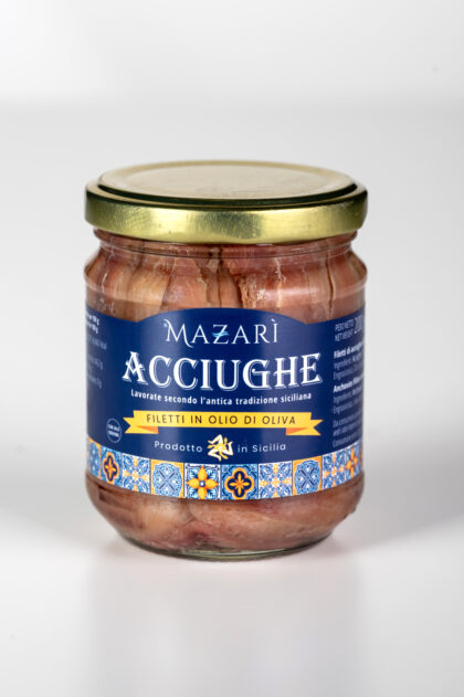 Filetti di acciughe all’olio d’oliva 200g