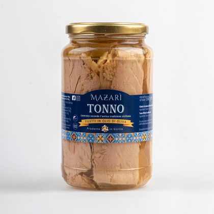 Filetti di tonno all'olio d'oliva 550g