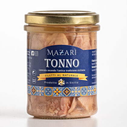 Filetti di tonno al naturale 200g