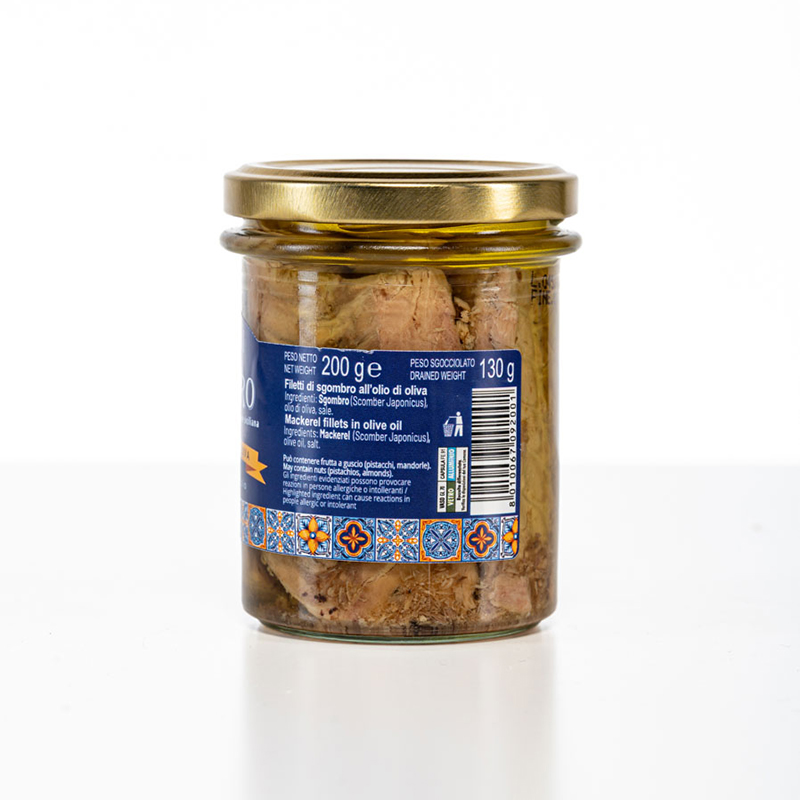 Filetti di sgombro all'olio d'oliva 200g - immagine 3