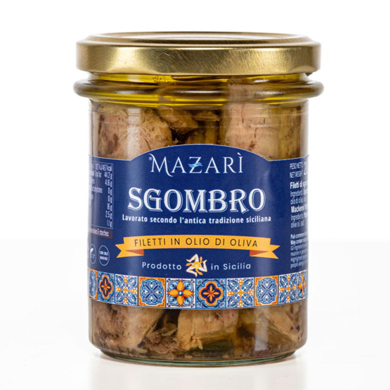Filetti di sgombro all'olio d'oliva 200g